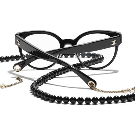 chanel 3387 glasses|Round Blue Light Glasses Metal & Glass Pearls Light Gold.